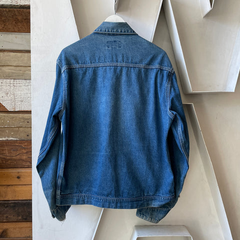 70’s Osh Kosh Denim Zip-Up Jacket - Large