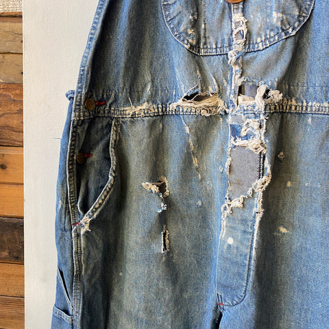 90's Red Kap Denim Overalls - 36"-40" x 25"