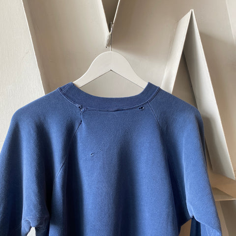 60's USN Raglan Crewneck Sweatshirt - Large