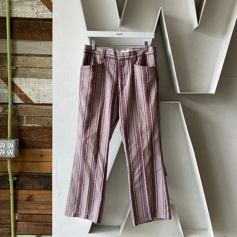 70's Levi’s Patterned Slacks - 31” x 27”