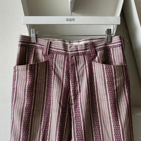 70's Levi’s Patterned Slacks - 31” x 27”