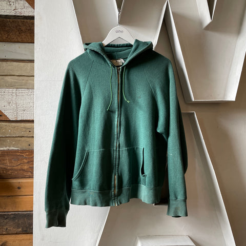 70’s Euro Zip Hoodie - Large