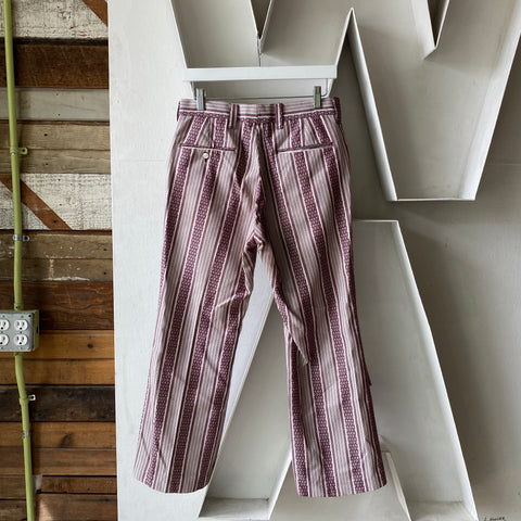 70's Levi’s Patterned Slacks - 31” x 27”