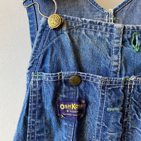 60's Osh Kosh Denim Overalls - 26"-30" x 31"
