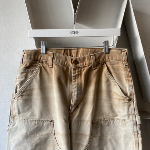 Faded Carhartt Double Knees - 33” x 32”