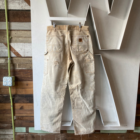 Faded Carhartt Double Knees - 33” x 32”