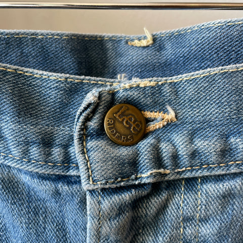 80’s Light Wash Lee Boot Cut Denim - 34" x 30"