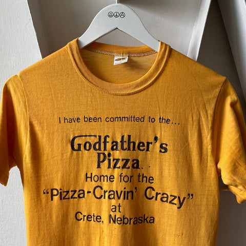 70's Godfather's Pizza Tee - Medium