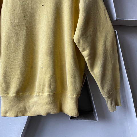 60's Yellow Raglan Sweat - XL