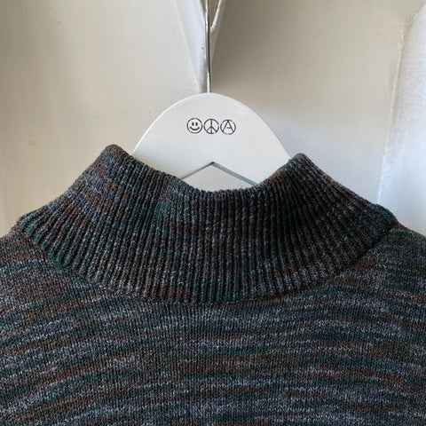 70’s Multicolor Turtleneck Sweater - Small