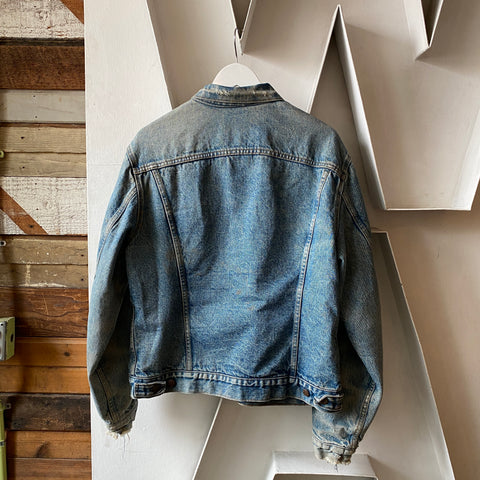 80's Blanket Lined Levi's Denim Jacket - Large