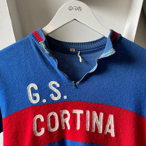 50’s Italian Wool Cycling Jersey - Small
