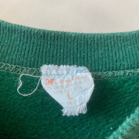 60's Poly Raglan Sweatshirt - Large