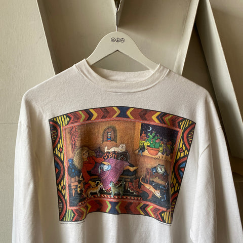 80's Cat Woman Tee - XL