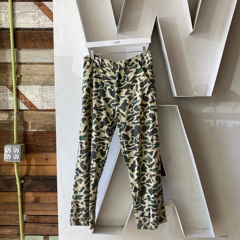 70's Light Weight Camo Pants - 32” x 28”