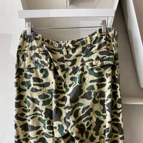 70's Light Weight Camo Pants - 32” x 28”
