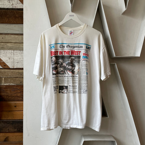 90’s Blazers Best in the West Tee - XXL
