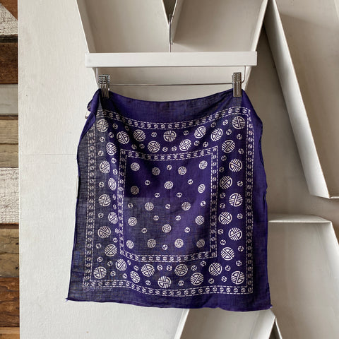 60's Blue Bandana - OS