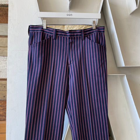 60’s Pinstripe Trousers - 34" x 33”