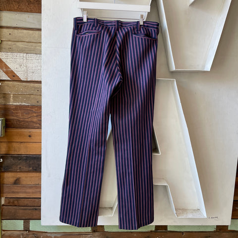 60’s Pinstripe Trousers - 34" x 33”