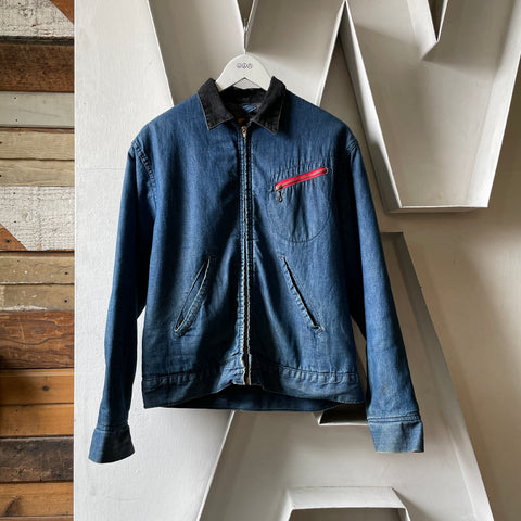 70’s Dee Cee Denim Zip Jacket - Medium