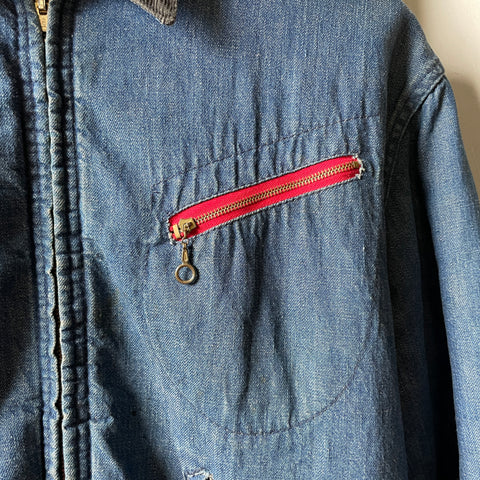 70’s Dee Cee Denim Zip Jacket - Medium