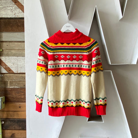 50’s Fair Isle Sweater - Small
