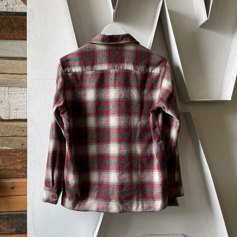 60’s Prescott Shadow Plaid Loop Collar - Medium
