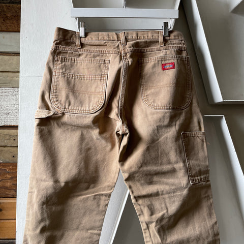 80’s Dickies Canvas Dungarees - 34” x 29”