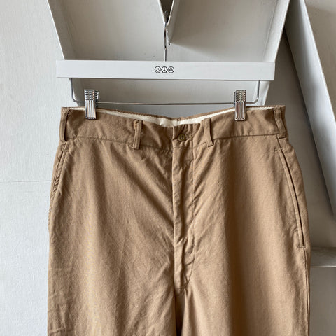 60’s Wool Blend Military Khakis - 30” x 32”