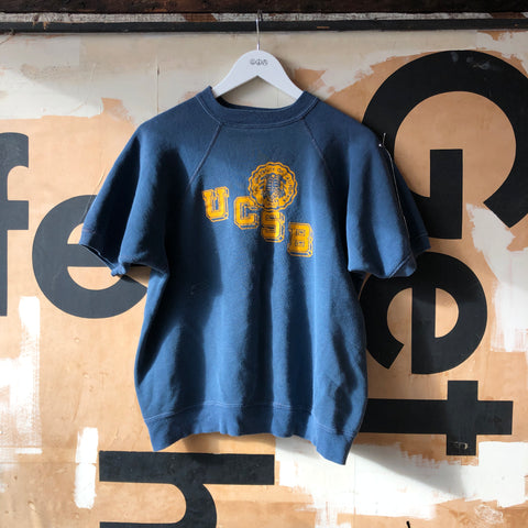 60's UCSB Short Sleeve Sweatshirt - Large