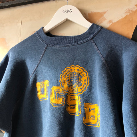 60's UCSB Short Sleeve Sweatshirt - Large