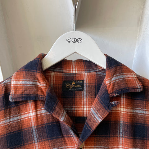 60’s Clybourne Plaid Loop Collar - Small