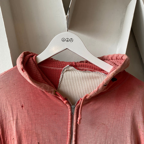 60's Toasted Waffle Lined Sweat - Small