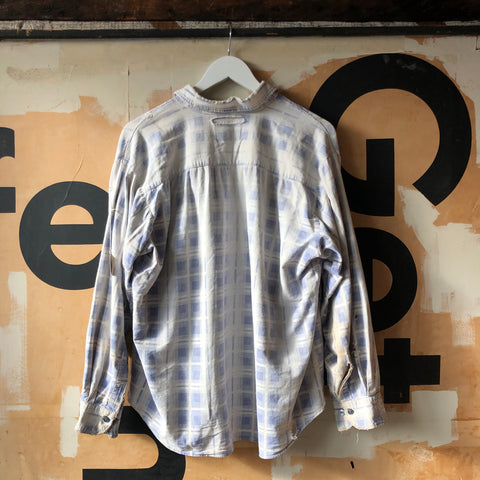 80’s Destroyed Cotton Flannel - Large