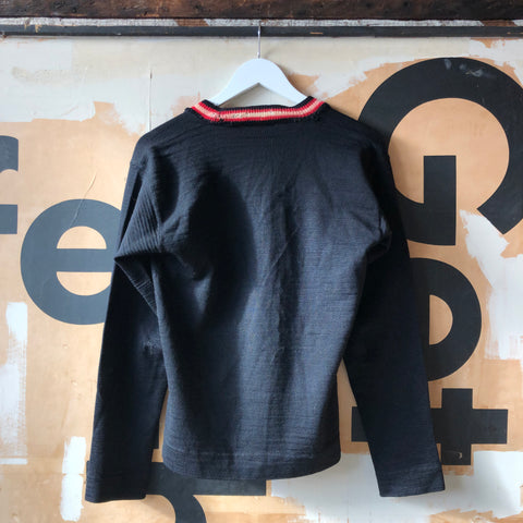 40's Wool Scoop Neck Sweater - Medium