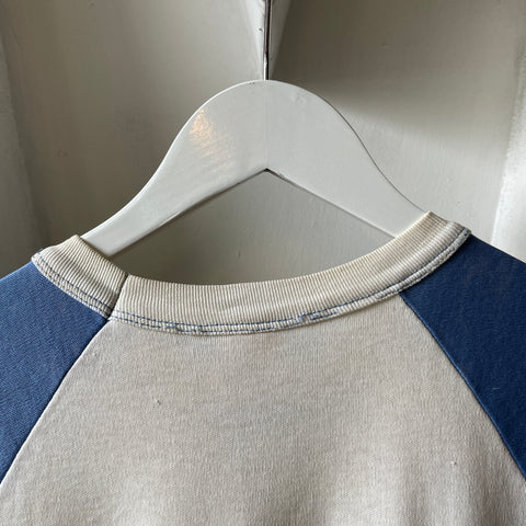 70’s Typewriter Raglan Tee - Small