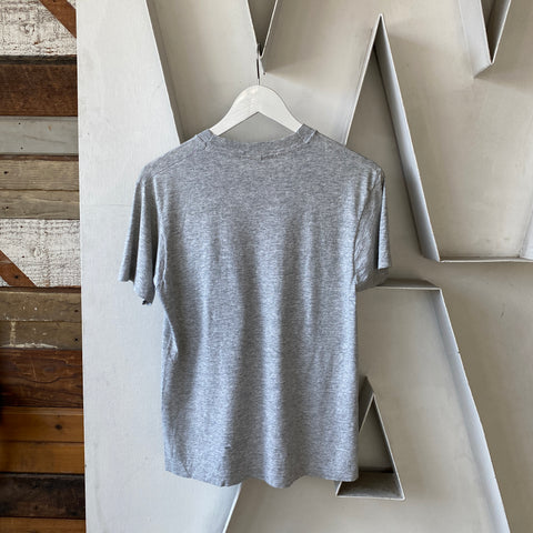 80's Heather Pocket Tee - Small