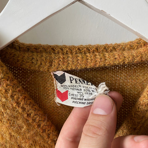 60's Penney’s Mohair Cardigan - Small