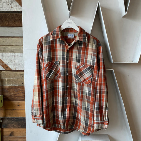 70's Cotton Flannel - Large