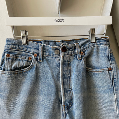 90’s Cropped Levi’s 501 Denim - 27” x 24.5”