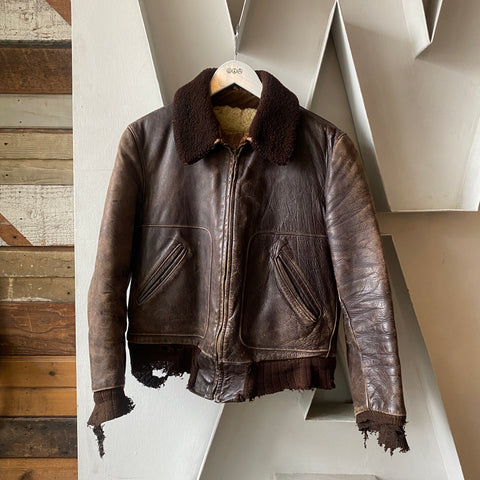 50's Hercules Horsehide Bomber - Small