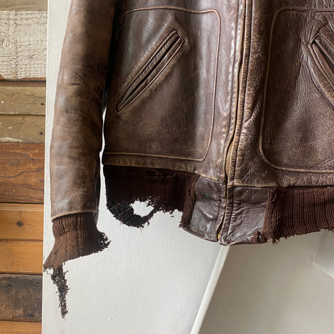 50's Hercules Horsehide Bomber - Small