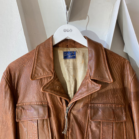 50's Olde Leather Jacket - Large
