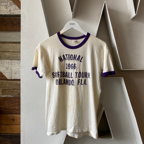 60's Softball Ringer - Large