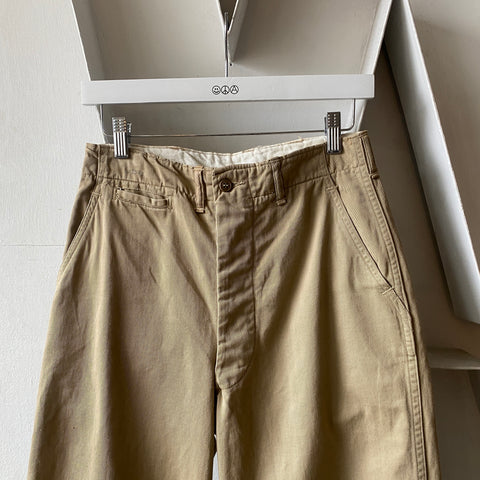 50's Army Chinos - 28” x 29”