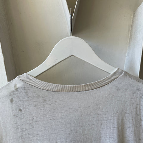 70’s Winston Pocket Henley Tee - Large