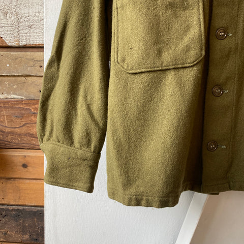 50’s Military Wool Shirt - Medium