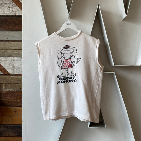 70’s Great Kahuna Tank Top Sweatshirt - Medium