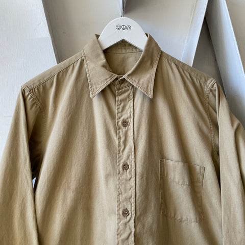 50’s Military Poplin Shirt - Large